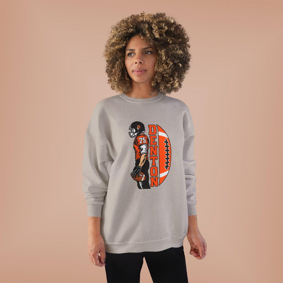 Denton 75 Fight Song Crewneck Sweatshirt TIFFANI