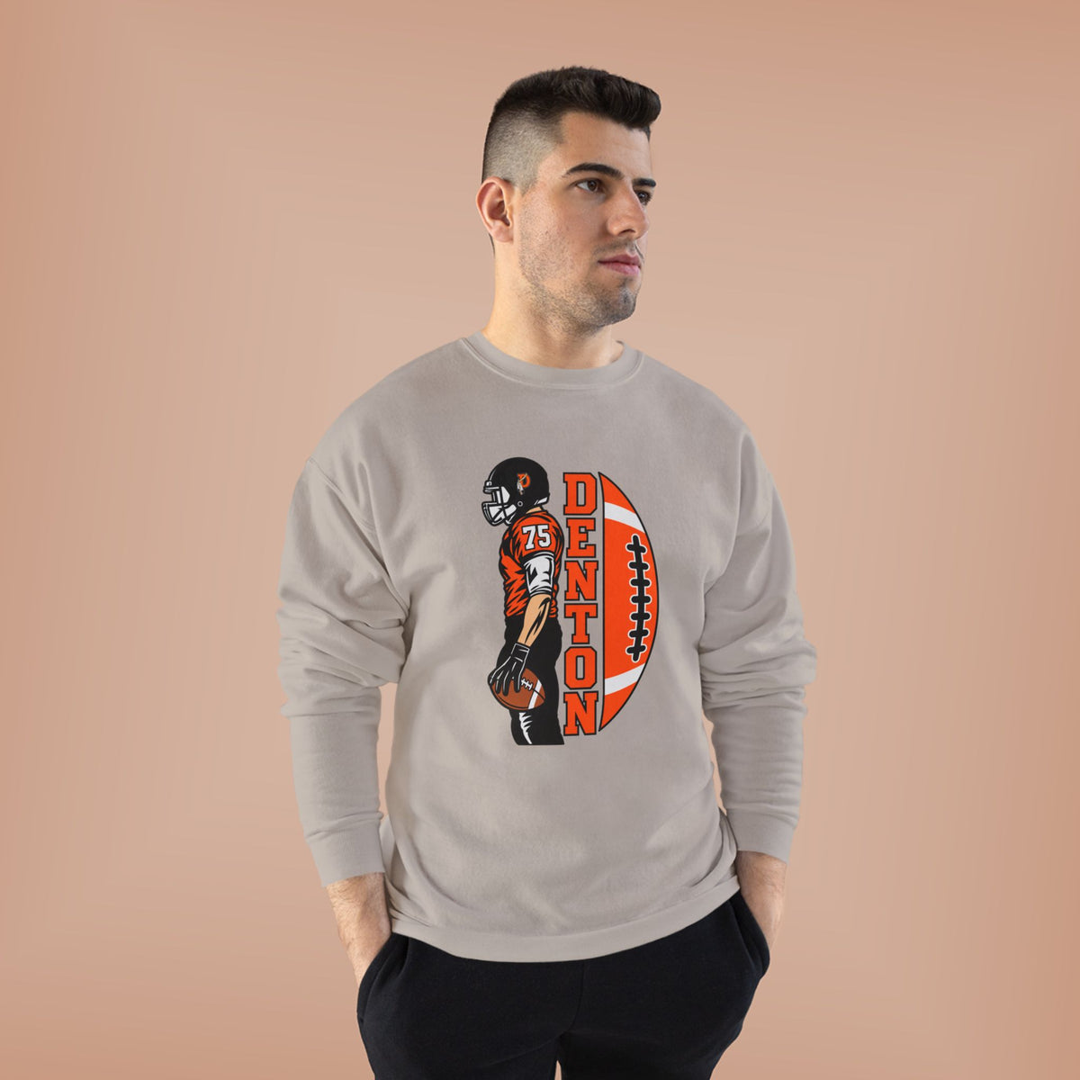 Denton 75 Fight Song Crewneck Sweatshirt TIFFANI