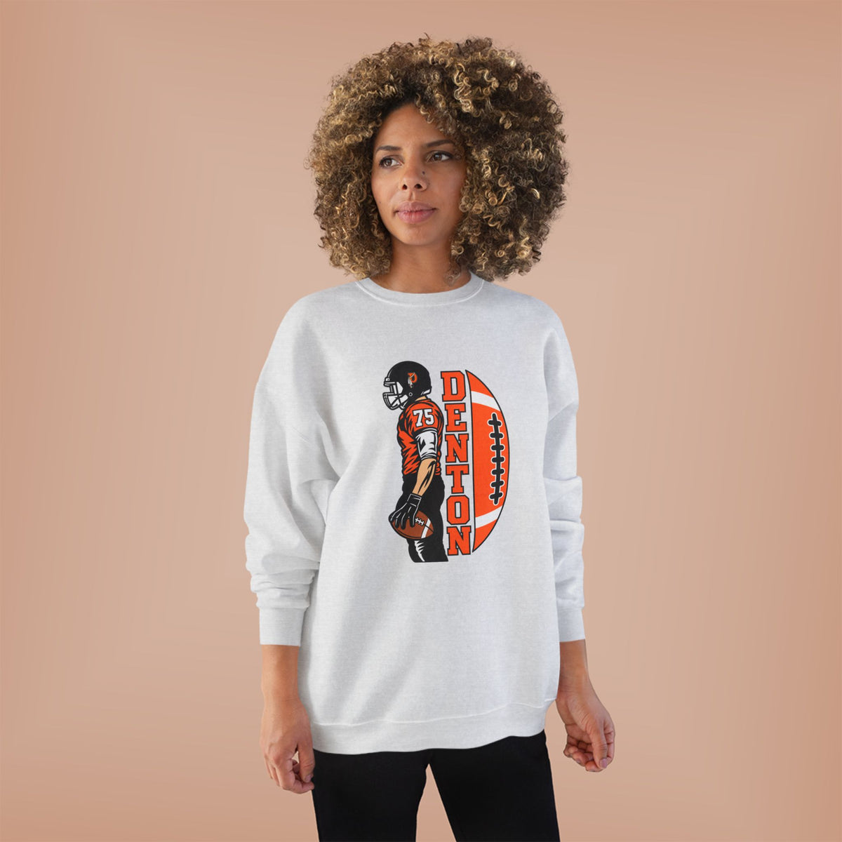 Denton 75 Fight Song Crewneck Sweatshirt TIFFANI
