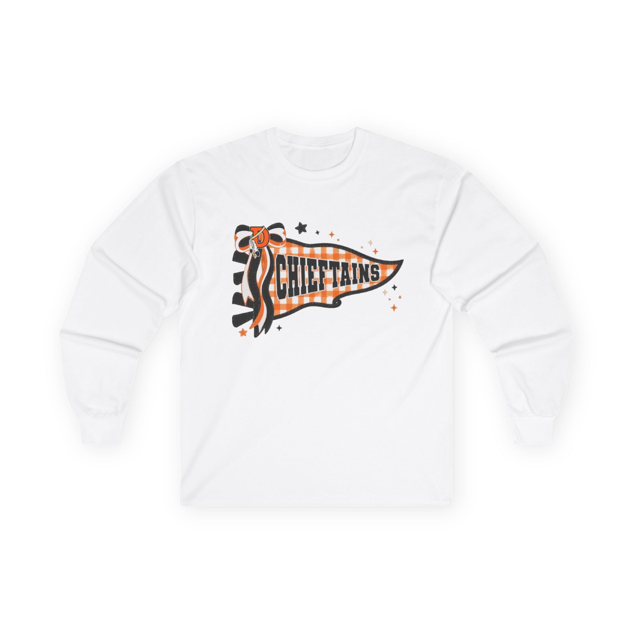 Unisex Ultra Cotton Long Sleeve CHIEFTAINS Flag Pendant Tee
