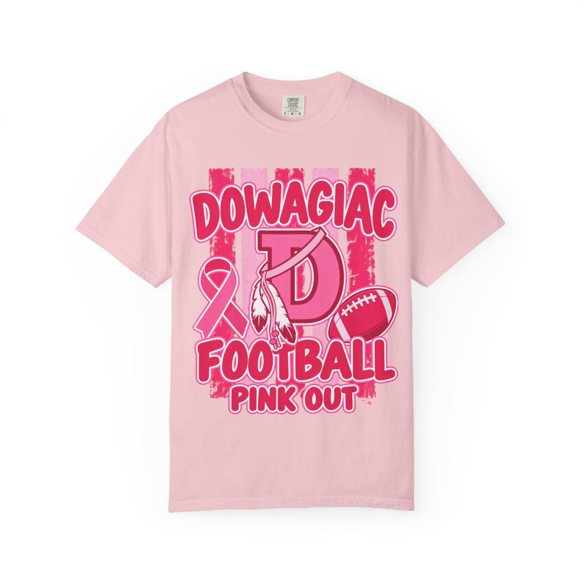 Adult Unisex Garment-Dyed T-shirt PINK OUT