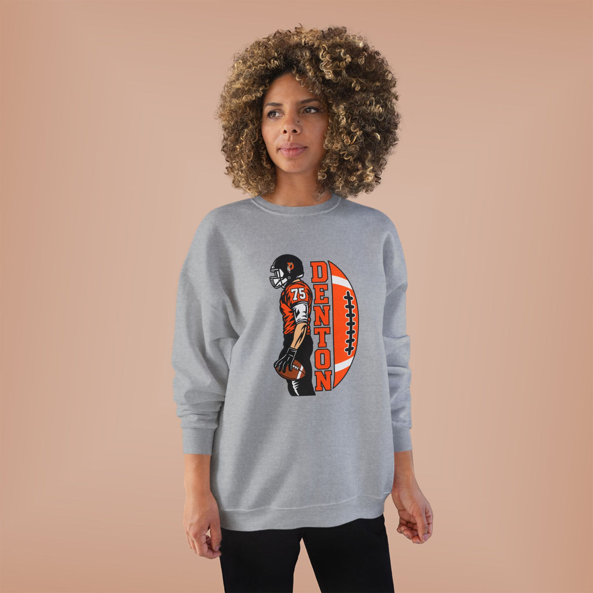 Denton 75 Fight Song Crewneck Sweatshirt TIFFANI