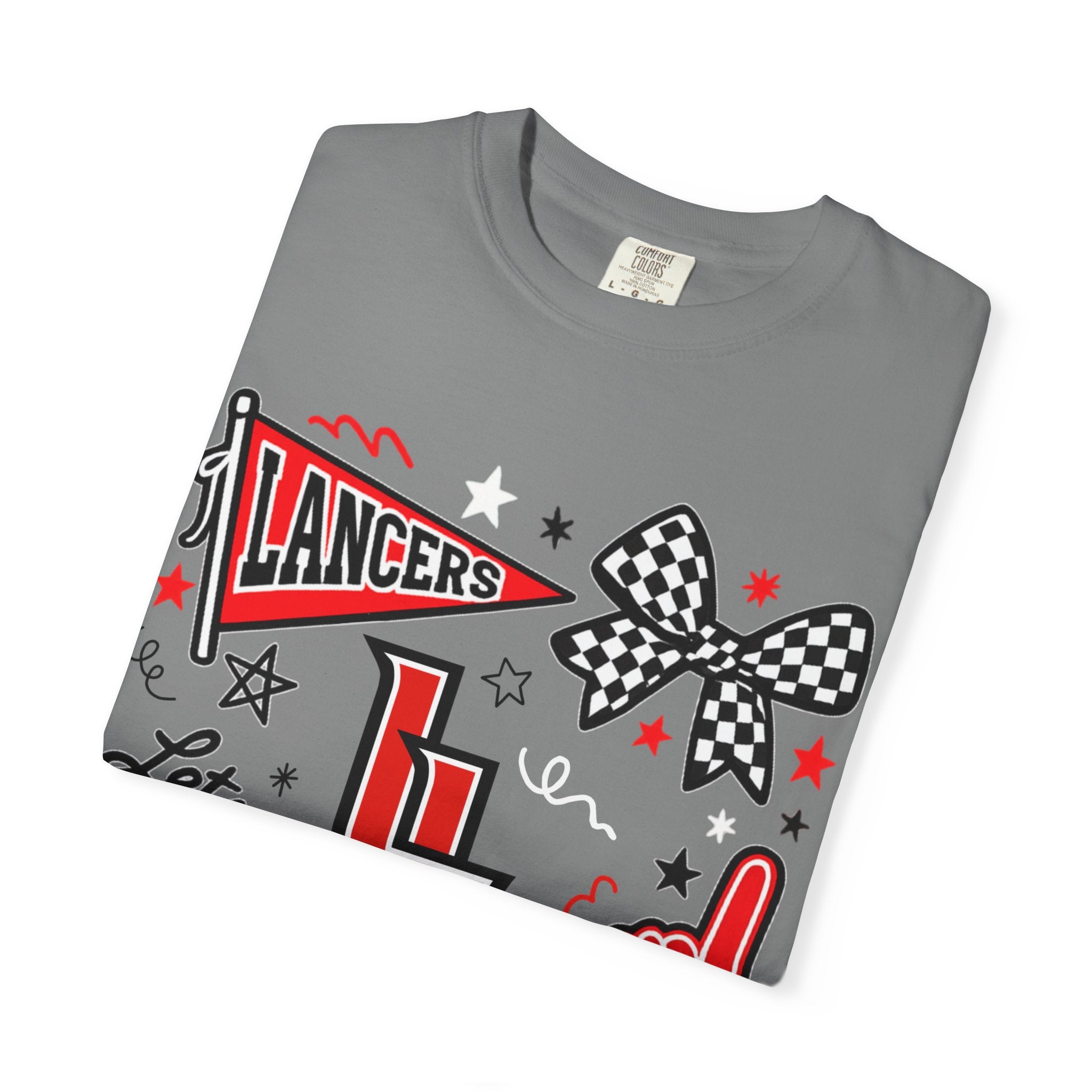 Lakeshore Lancers School Spirit Unisex Garment-Dyed T-shirt