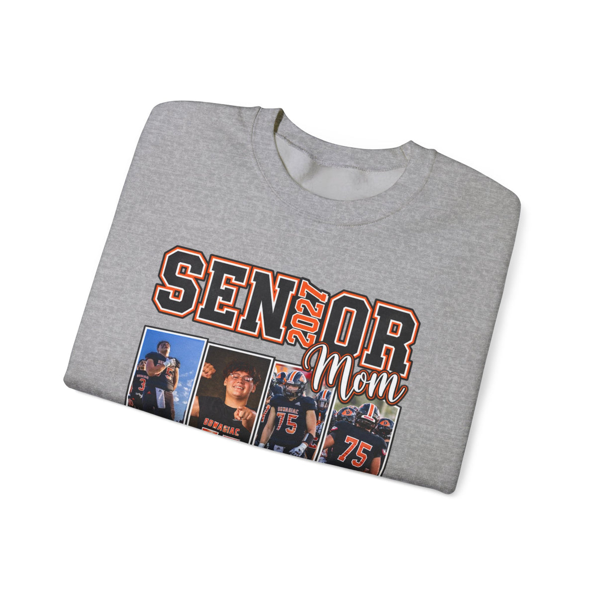 Senior Mom Photo Collage Sweatshirt