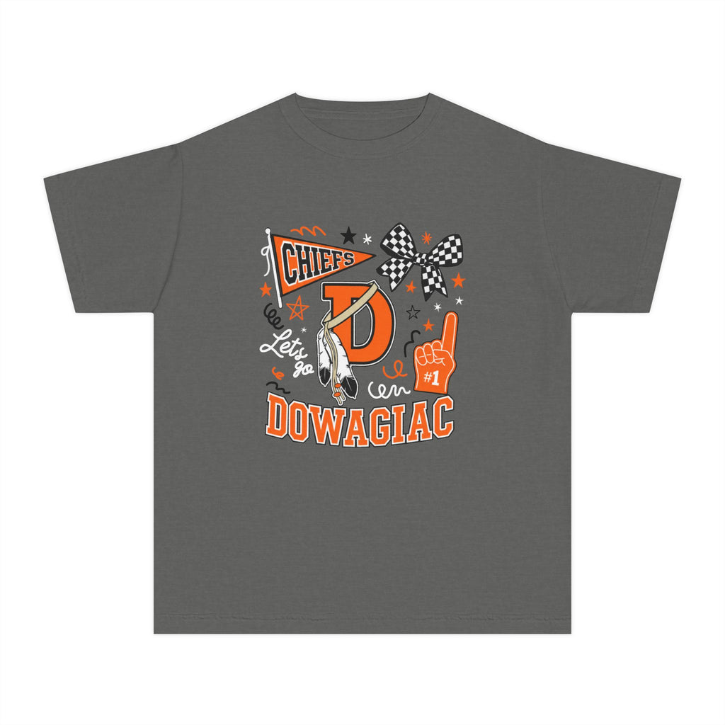 YOUTH Let’s Go Chiefs Midweight Tee