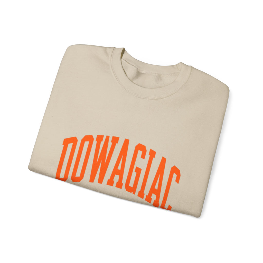 Adult Unisex DOWAGIAC with D logo sleeve Crewneck
