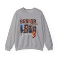 Senior Grandma Photo Collage Sweatshirt — Custom Number 75 Football Crewneck