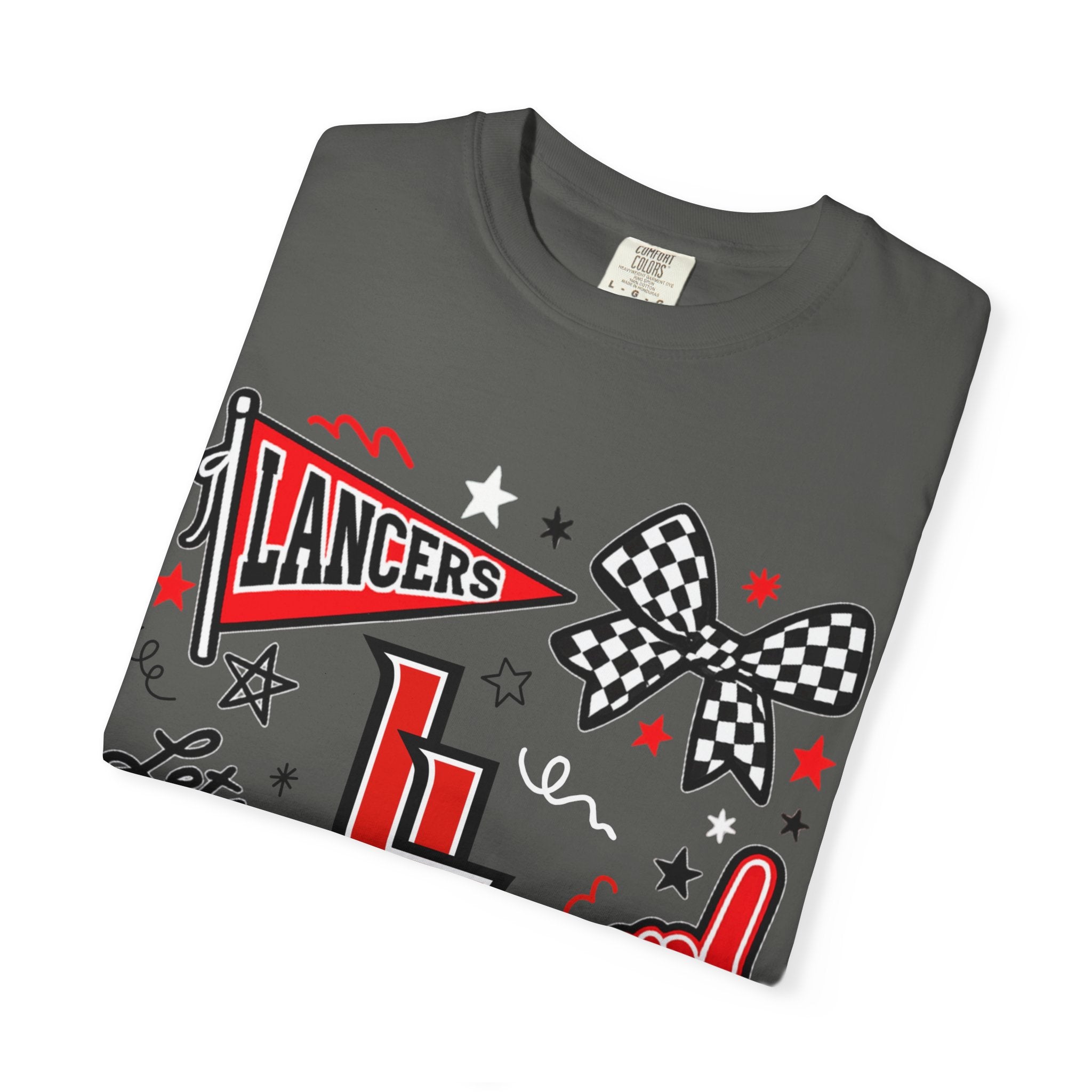 Lakeshore Lancers School Spirit Unisex Garment-Dyed T-shirt