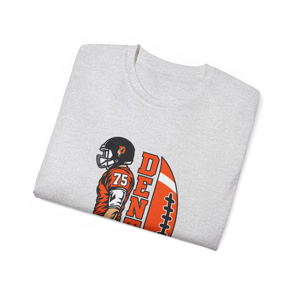 Denton Football Team Tee — Player & Football Graphic