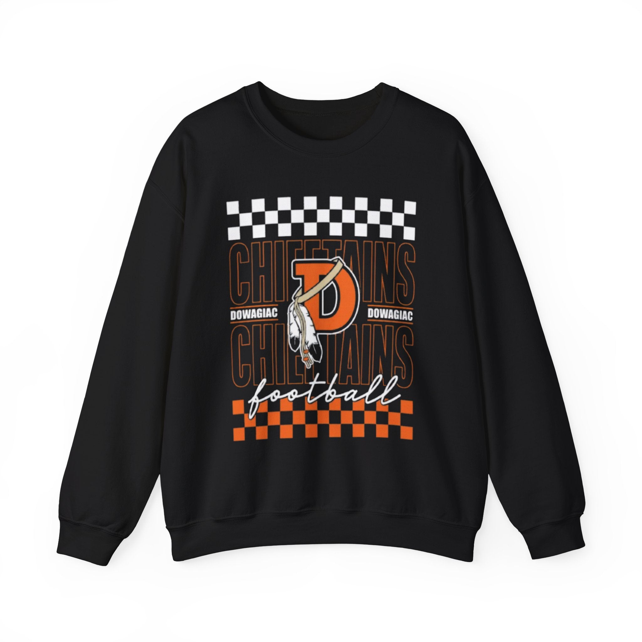 DOWAGIAC Chieftains Football Unisex Heavy Blend™ Crewneck Sweatshirt