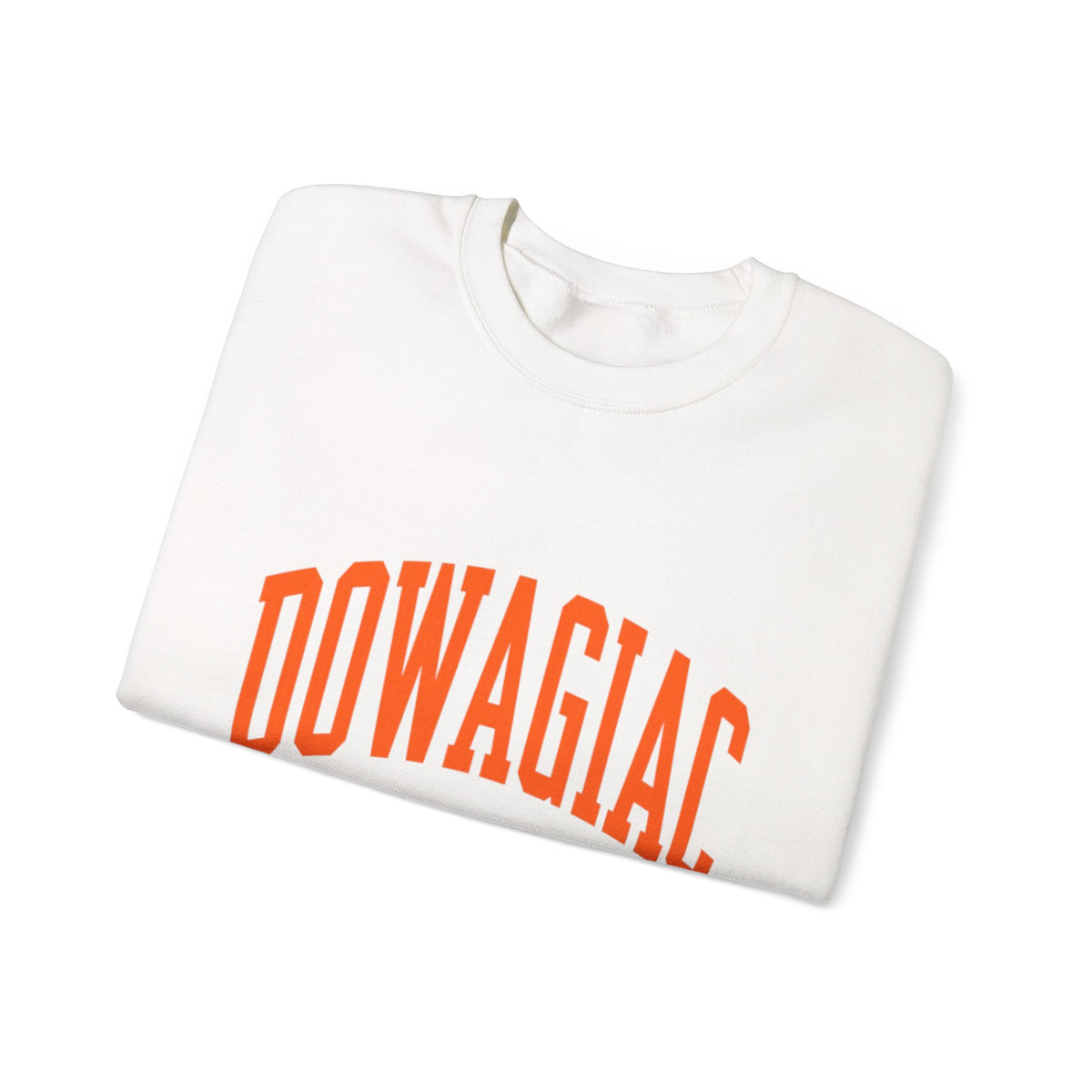 Adult Unisex DOWAGIAC with D logo sleeve Crewneck