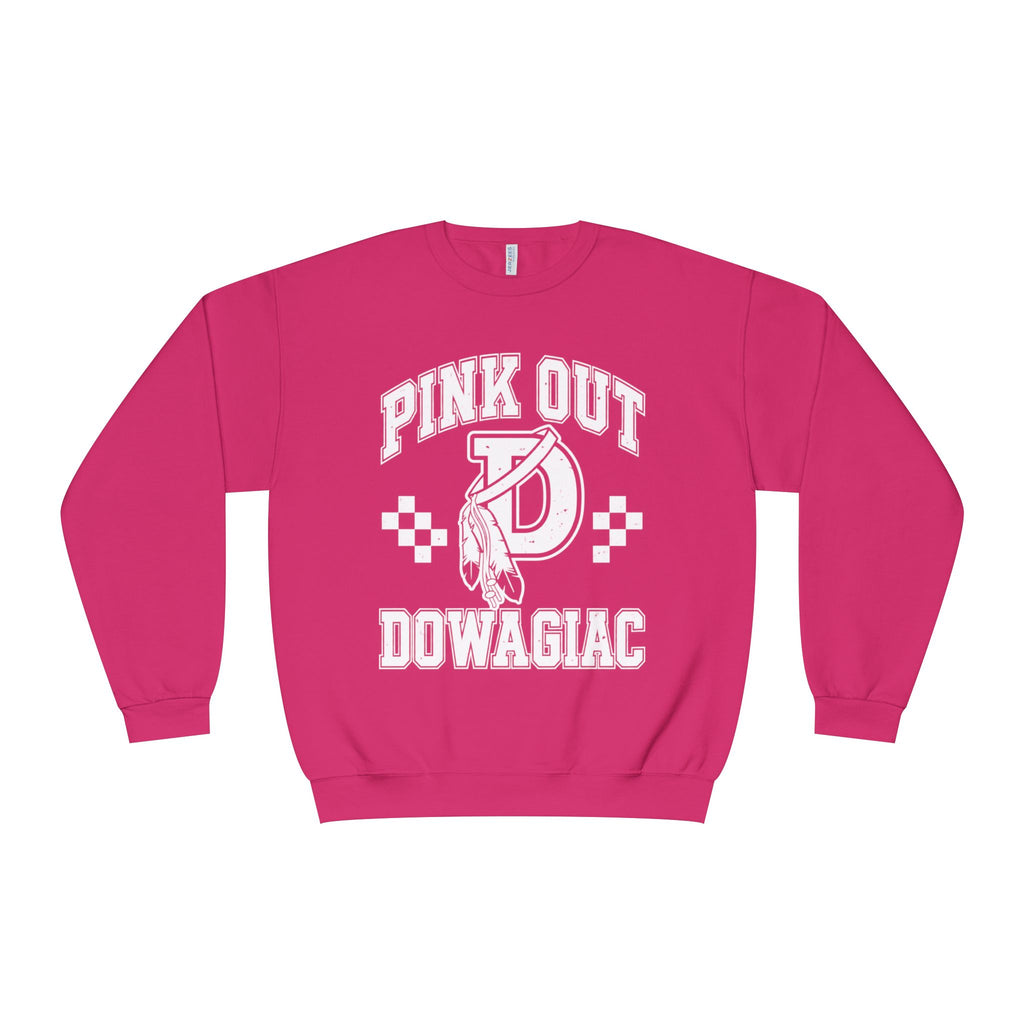 Adult Unisex NuBlend® Crewneck Sweatshirt PINK OUT