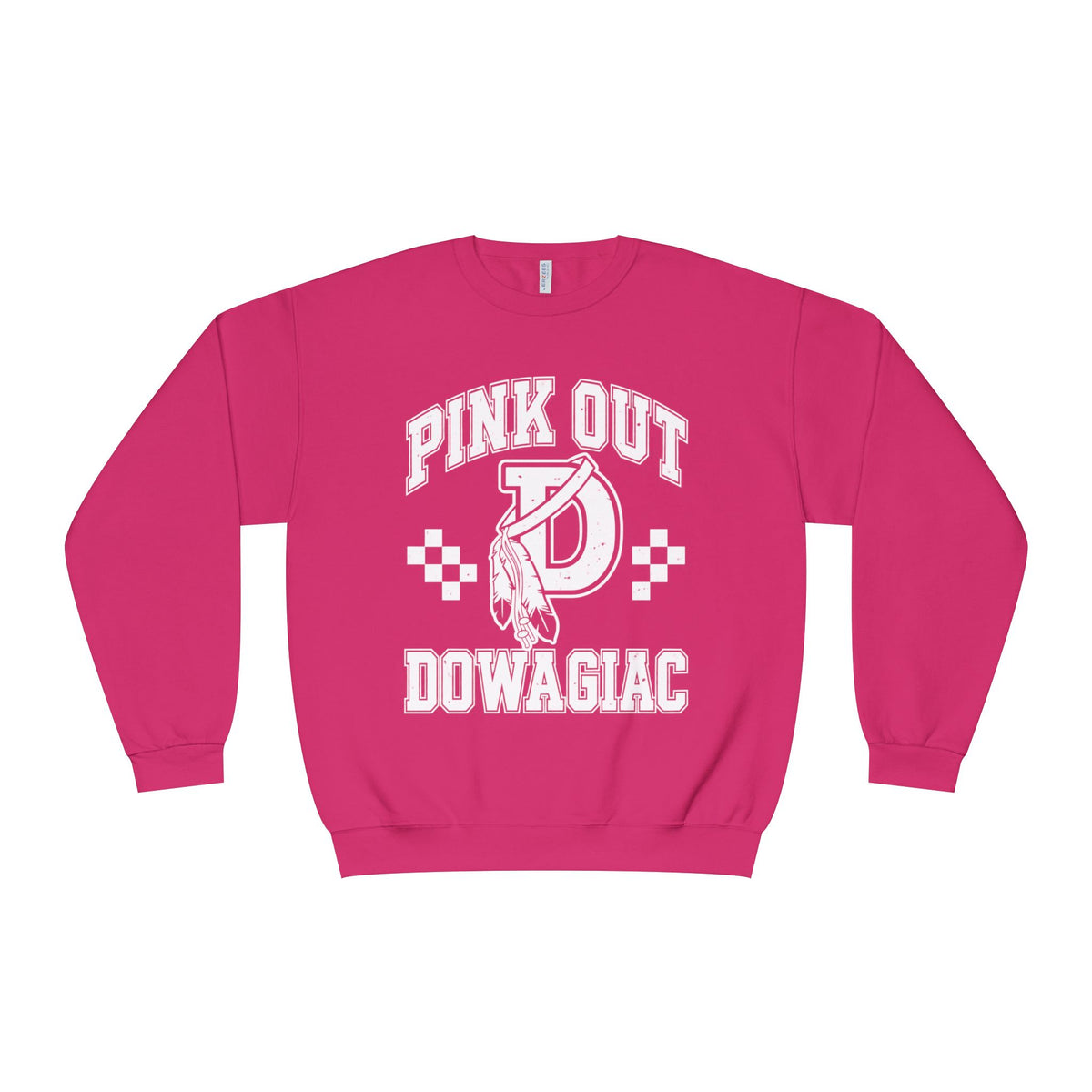 Adult Unisex NuBlend® Crewneck Sweatshirt PINK OUT