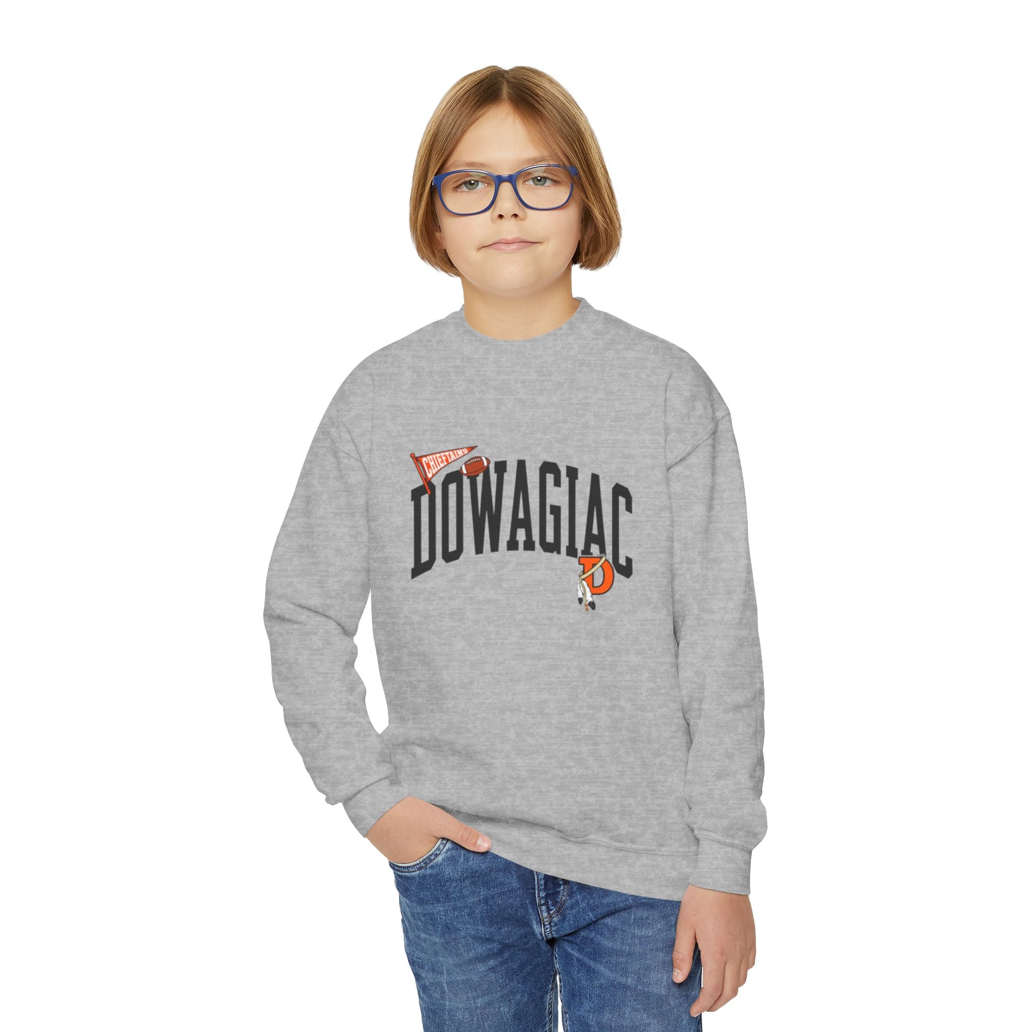 Youth DOWAGIAC Crewneck Sweatshirt