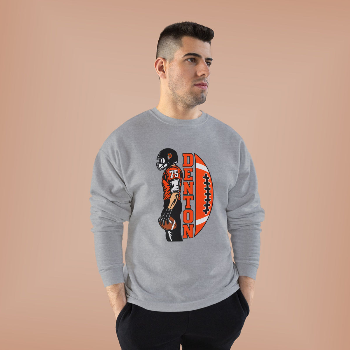 Denton 75 Fight Song Crewneck Sweatshirt TIFFANI