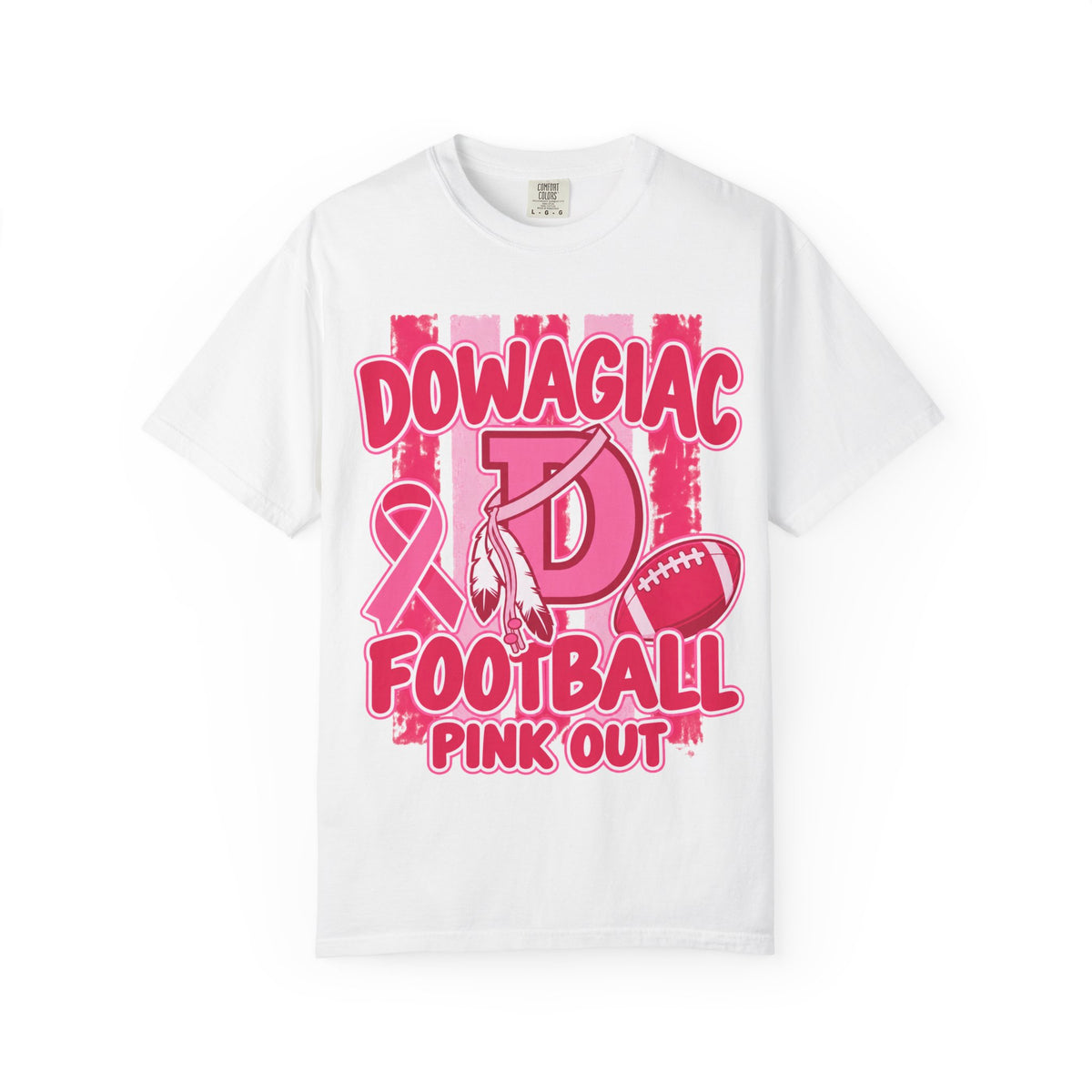 Adult Unisex Garment-Dyed T-shirt PINK OUT