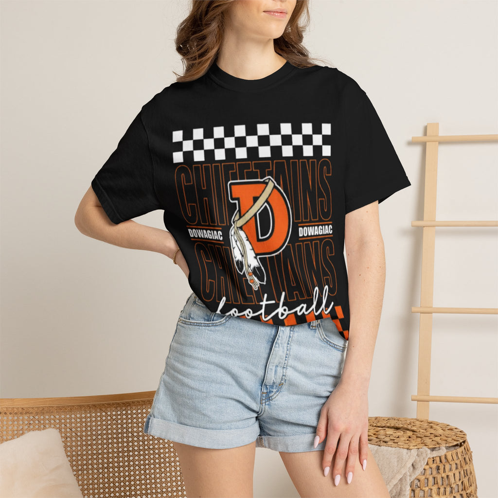 Adult Unisex DOWAGIAC Chieftains Football T-shirt